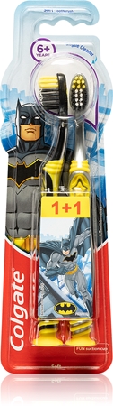 Colgate Smiles Batman Zahnbürste für Kinder im Alter ab 6 Jahren weich