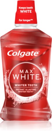 Colgate Max White Expert bleichendes Mundwasser ohne Alkohol
