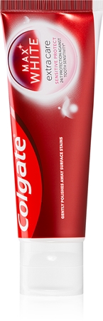 Colgate Max White Extra Care Sensitive Protect schonende bleichende Zahncreme für empfindliche Zähne
