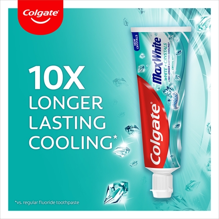 Colgate Max White White Crystals balinamoji dantų pasta