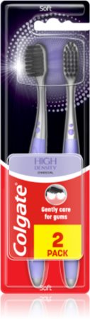 Colgate High Density Charcoal brosse à dents soft
