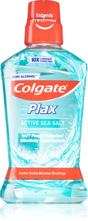 Colgate Plax Active Sea Salt szájvíz foglepedék ellen alkoholmentes