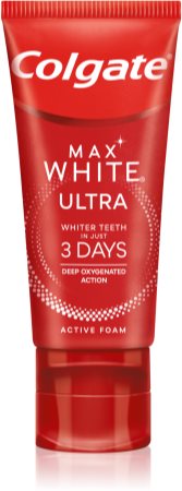 3 COLGATE MAX WHITE ULTRA ACTIVE FOAM Daily Whitening Toothpaste 50ml