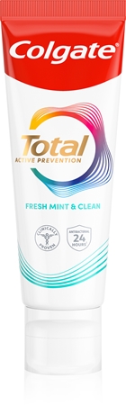 Colgate Total Active Fresh Mint toothpaste for fresh breath