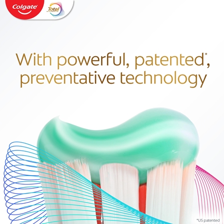 Colgate Total Active Fresh Mint toothpaste for fresh breath