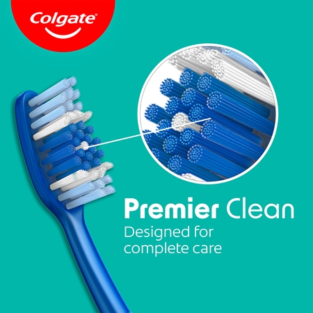 Colgate Premier Clean zubní kartáček medium