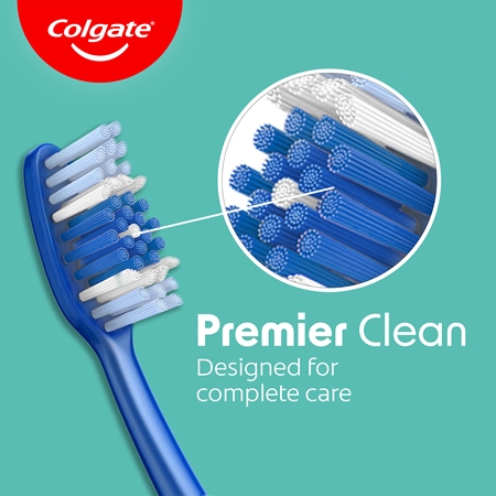Colgate Premier Clean Tandbørste Medium