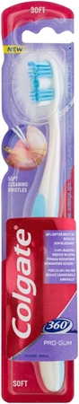 Colgate 360°  Pro Gum четка за зъби за чувствителни венци софт