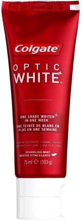 Colgate Optic White Zahnpasta mit bleichender Wirkung