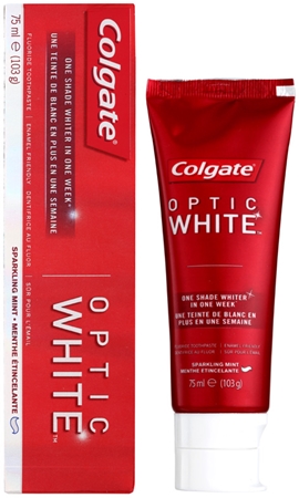Colgate Optic White Zahnpasta mit bleichender Wirkung