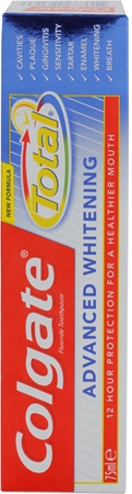 Colgate Total Advanced Whitening Complex Protection Toothpaste with Whitening Effect