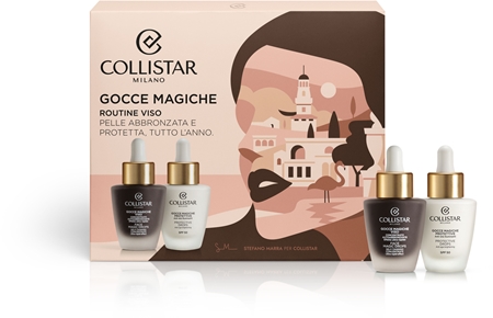 Collistar FACE MAGIC DROPS + PROTECTIVE DROPS SPF 50 dárková sada