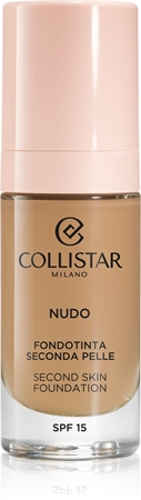 Collistar NUDO Second Skin Foundation SPF 15 radiance moisturising foundation with smoothing effect