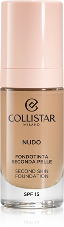 Collistar NUDO Second Skin Foundation SPF 15 posvjetljujući hidratantni puder s pomlađujućim učinkom