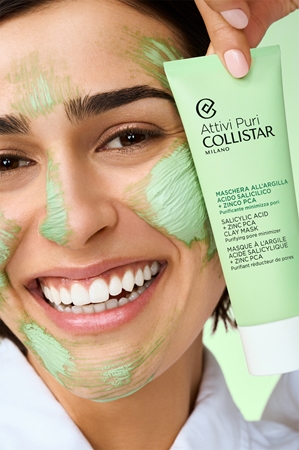 Collistar Attivi Puri Salicylic Acid + Zinc Clay Mask agyagos maszk hialuronsavval
