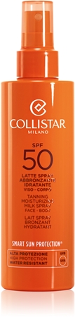 Collistar Special Perfect Tan Tanning Moisturizing Milk Spray Sunscreen Lotion in Spray for deeper tan