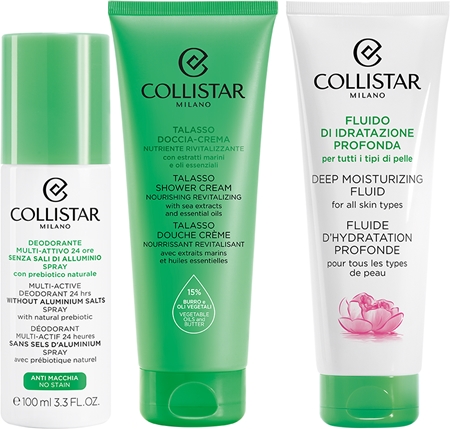Collistar Deep Moisturizing Fluid Travel Kit putni set za dehidrirano suho lice