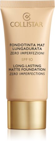 Collistar Long-Lasting Matte Foundation dlouhotrvající matující make-up SPF 10