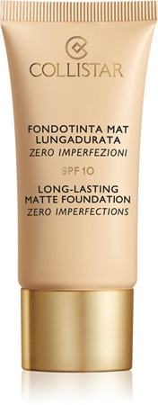 Collistar Long-Lasting Matte Foundation dlouhotrvající matující make-up SPF 10