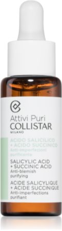 Collistar Attivi Puri Salicylic Acid + Succinic Acid sérum purifiant détoxifiant
