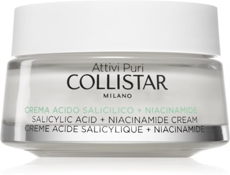 Collistar Attivi Puri Salicylic Acid + Niacinamide crema calmante con ácido salicílico