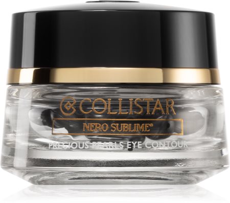 Collistar Nero Sublime® Precious Pearls Eye Contour ujędrniające serum pod oczy w kapsułkach