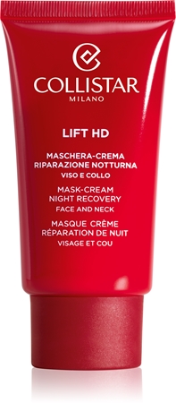 Collistar Lift HD Mask-Cream Night Recovery soin de nuit régénérant pour restaurer la fermeté de la peau