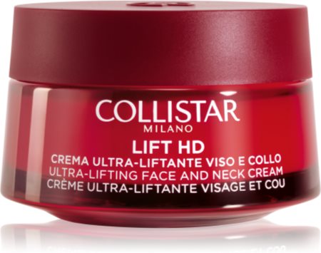 Collistar Lift HD Ultra-Lifting Face and Neck Cream creme intensivo com efeito lifting para pescoço e decote