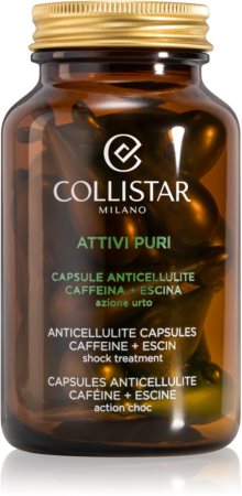 Collistar Attivi Puri Anticellulite Caffeine+Escin Koffein kapsler til at behandle appelsinhud
