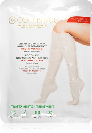 Collistar Special Perfect Body Boot-Mask Nourishing Anti-Fatigue Feet And Calves masca hranitoare pentru picioare