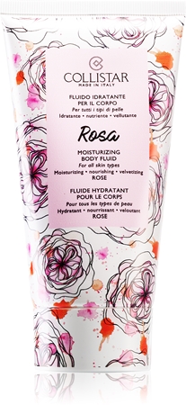 Collistar Rosa Moisturizing Body Fluid crème pour le corps adoucissante nutrition et hydratation