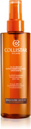 Collistar Special Perfect Tan Supertanning Moisturizing Dry Oil Aurinkoöljy Ilman Suojaavaa Aurinkokerrointa