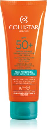 Collistar Special Perfect Tan Active Protection Sun Cream creme protetor solar  SPF 50+