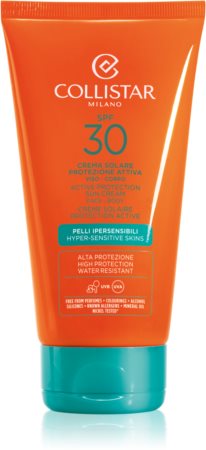 Collistar Special Perfect Tan Active Protection Sun Cream voděodolný krém na opalování SPF 30