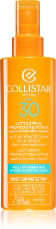 Collistar Active Protection Milk Spray SPF 30 ochranné opalovací mléko ve spreji SPF 30