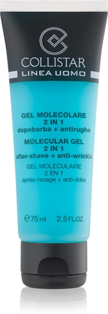 Collistar Molecular Gel 2 in 1 gel za britje + dnevna vlažilna krema proti gubam