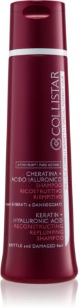 Collistar Special Perfect Hair Keratin+Hyaluronic Acid Shampoo αναγεννητικό σαμπουάν για αδύναμα και ταλαιπωρημένα μαλλιά