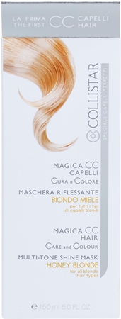 Collistar Magica CC odżywcza maseczka tonująca do wszystkich typów włosów blond