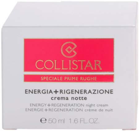 Collistar Special First Wrinkles crema de noche reafirmante regeneradora  para pieles sensibles