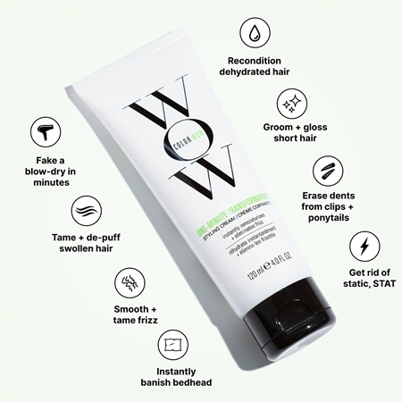Color WOW One-Minute Transformation Smoothing Cream for unruly and frizzy hair