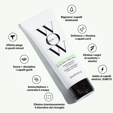 Color WOW One-Minute Transformation crema lisciante per capelli ribelli e crespi