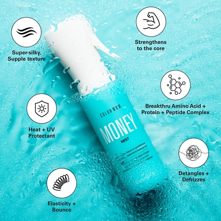 Color WOW Money Mist bezoplachový hydratační kondicionér ve spreji pro tepelnou úpravu vlasů