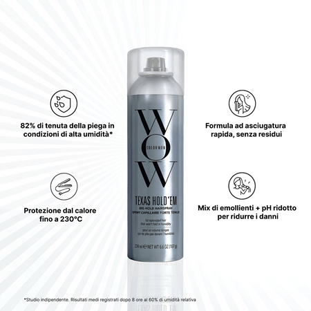 Color WOW Texas Hold ‘em Firm Hold Hairspray with SPF