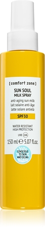 Comfort Zone Sun Soul SPF 30 зволожуюче молочко для засмаги проти старіння шкіри