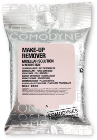 Comodynes Make-up Remover Micellar Solution sminklemosó kendő az érzékeny arcbőrre