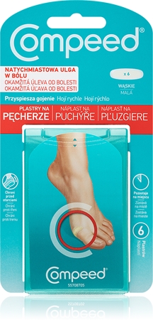COMPEED Náplasti na pľuzgiere malá liečivá náplasť na pľuzgiere