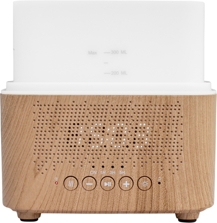 Concept DF2010 Perfect Air Light Wood aromātu difuzors bluetooth atskaņotājs un modinātājs