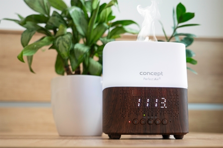 Concept DF2011 Perfect Air Dark Wood aroma diffuser bluetooth player ...