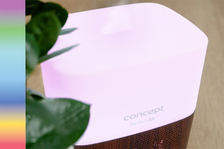 Concept DF2011 Perfect Air Dark Wood aroma diffuser bluetooth player ...