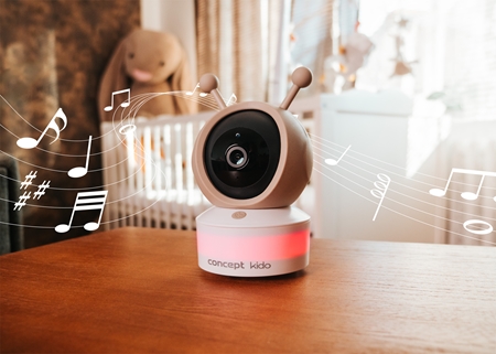 Concept KIDO KD5010 Moniteur vidéo numérique pour bébé avec éclairage LED